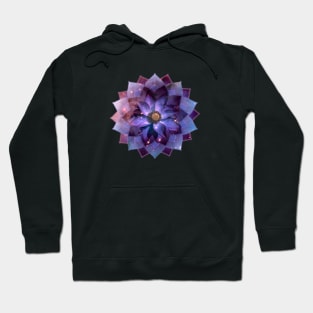 Mystical Lotus flower Mandala, Celestial Hoodie